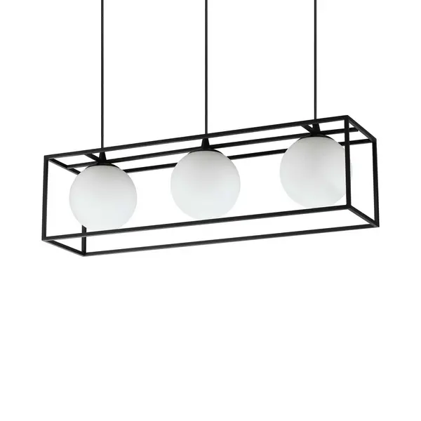 Lingotto 3 Light Bar Pendant Ceiling Light Matte Black