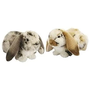 Living Nature Soft Toy Plush Dutch Lop Ear