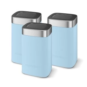 Morphy Richards Accents Set of 3 Storage Canisters - Blue