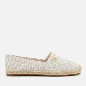 Michael Kors Womens Kendrick Slip-On Espadrilles - Vanilla - UK 4 - White