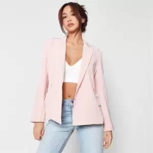 Missguided Petite Tailored Double Breasted Blazer - Pink