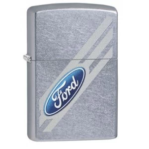 Zippo Ford Logo Street Chrome Finish Windproof Lighter