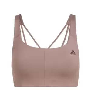 adidas Stud Mid Support Bra Womens - Pink