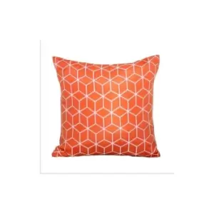 Orange Geometric Scatter Cushion - Pack of 2