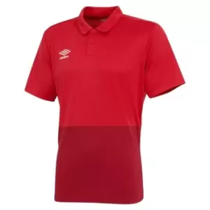 Umbro Poly Polo Shirt Juniors - Red