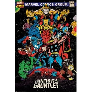 Marvel Retro - The Infinity Gauntlet Maxi Poster