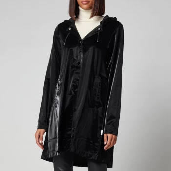 Rains A-Line Jacket - Velvet Black - S/M