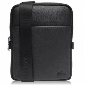 Lacoste Flat Cross Body Bag - Black