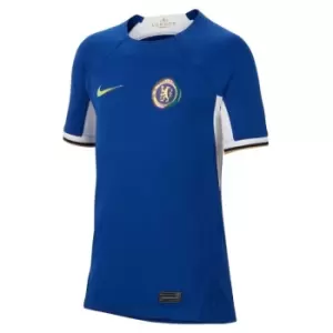 Nike Chelsea Home Shirt 2023 2024 Juniors - Blue