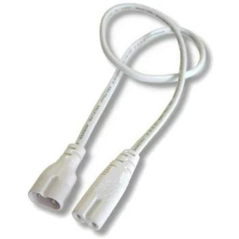 Greenbrook - 50cm Link-Lead For Linkable Fluorescent Fittings White Under Cabinet Link Lead