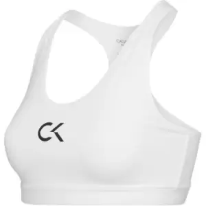 Calvin Klein Performance Racerback Sports Bra - White