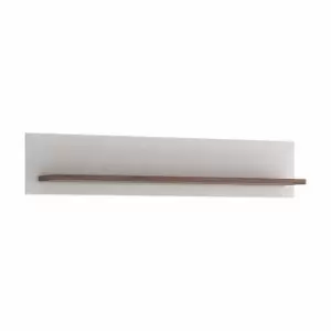 Toronto 125cm Wall Shelf In White And Oak Effect