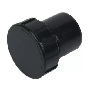 FloPlast WS30B Solvent Weld Waste Access Cap - Black 32mm