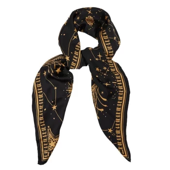 Biba BIBA Printed Silk Scarf - Celestial Print