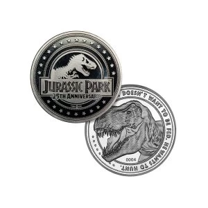 Jurassic Park 25th Anniversary Limited Edition Collectors Coin (Silver)