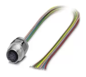 Phoenix Contact M12 8-Pin Cable Assembly, 3m Cable