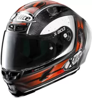 X-Lite X-803 RS Ultra Carbon Replica A.Canet Helmet, black-red, Size L, black-red, Size L