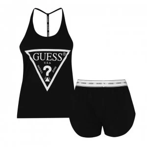 Guess Vest Sleep Set - Black A996