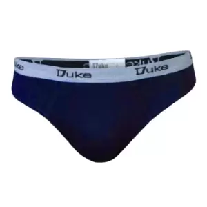 Duke London Mens Kingsize Cotton Jersey Briefs (Pack Of 3) (6XL) (Black/Grey/Navy)