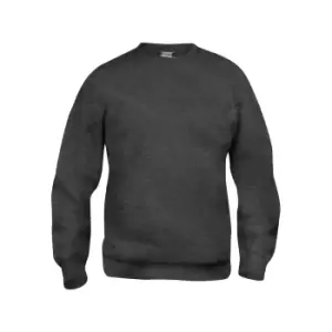 Clique Unisex Adult Basic Round Neck Sweatshirt (XL) (Anthracite Melange)