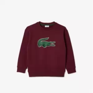 Lacoste Big Logo Crew Sweatshirt - Red