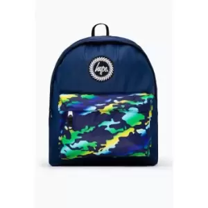 Hype Gradient Camo Backpack (One Size) (Blue/Green/Yellow) - Blue/Green/Yellow