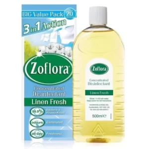 Zoflora Disinfectant 500ml Linen Fresh