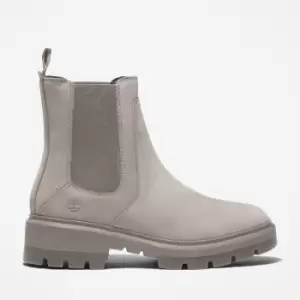 Timberland Cortina Valley Chelsea Boot For Her In Grey Beige, Size 7.5