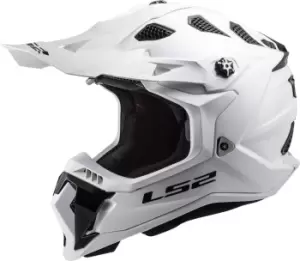 LS2 MX700 Subverter Evo Motocross Helmet, white Size M white, Size M