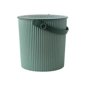 Omnioutil Storage Bucket & Lid Small Baked Green