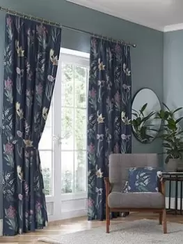 Appletree Caberne Pencil Pleat Curtains 66X54