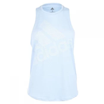 adidas BOS Logo Tank Top Ladies - Glow Blue