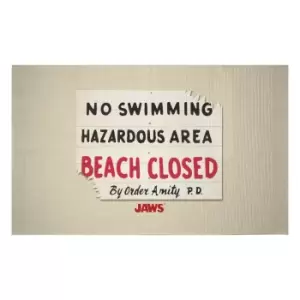 Jaws Beach Closed Woven Rug - Small