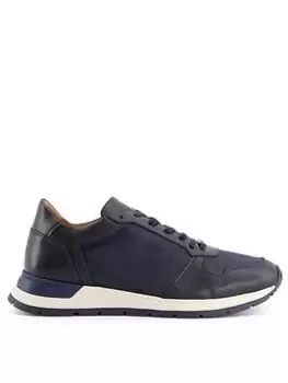 Dune London Treats Trainer, Navy, Size 7, Men