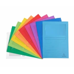 Forever Window Folder A4, Assorted, 4 Packs of 100