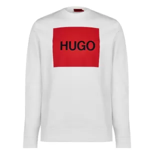 Hugo Boss Duragol Large Logo Sweatshirt White Size L Men