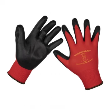 Flexi Grip Nitrile Palm Gloves (Large) - Pack of 6 Pairs