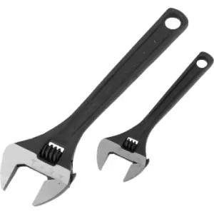 Adjustable Spanner Set, Steel, Set of 2