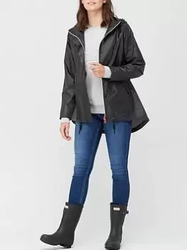 Hunter Original Vinyl Smock Jacket - Black Size XL Women