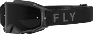 Fly Racing Zone Pro Motocross Goggles, black, black