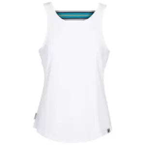 Trespass Womens/Ladies Emmalyn Low Back Vest Top (XXS) (White)