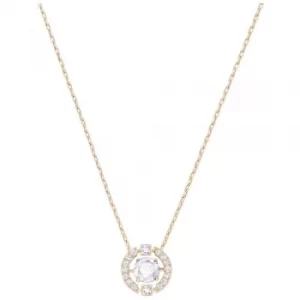 Swarovski Sparkling Dance Rose Gold Tone Crystal Necklace 5272364