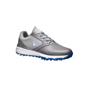 Callaway 2022 Mens CHEV LS Golf Shoes CHAR/GREY/Blue UK8