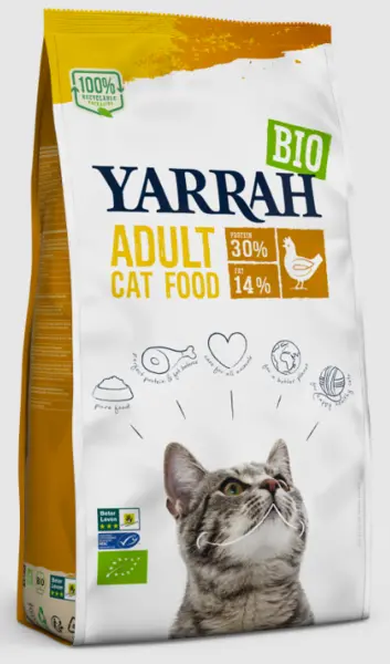 Yarrah Organic Chicken Cat Food 2.4kg