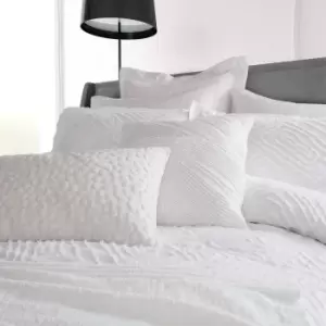 Nalu Nicole Scherzinger Malie Clipped Jaquard Kingsize Duvet Cover, White