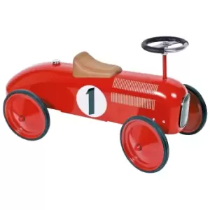 Goki Ride-on Metal Vehicle, red