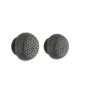 Premium Kitchens Antiqued Pewter effect Round Cabinet knob Set of 2