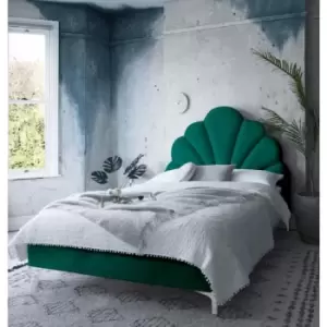 Envisage Trade - Hendo Upholstered Beds - Plush Velvet, Small Double Size Frame, Green - Green