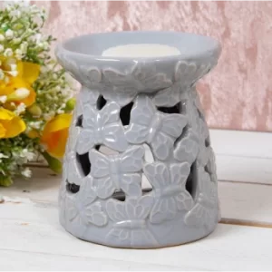 Butterfly Grey Wax/oil Warmer