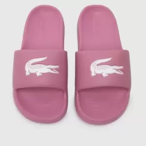 Lacoste Serve 1.0 Sandals In Pink